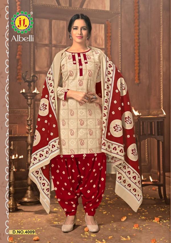 JT Albeli Vol-4 Cotton designer Patiyala Dress Material